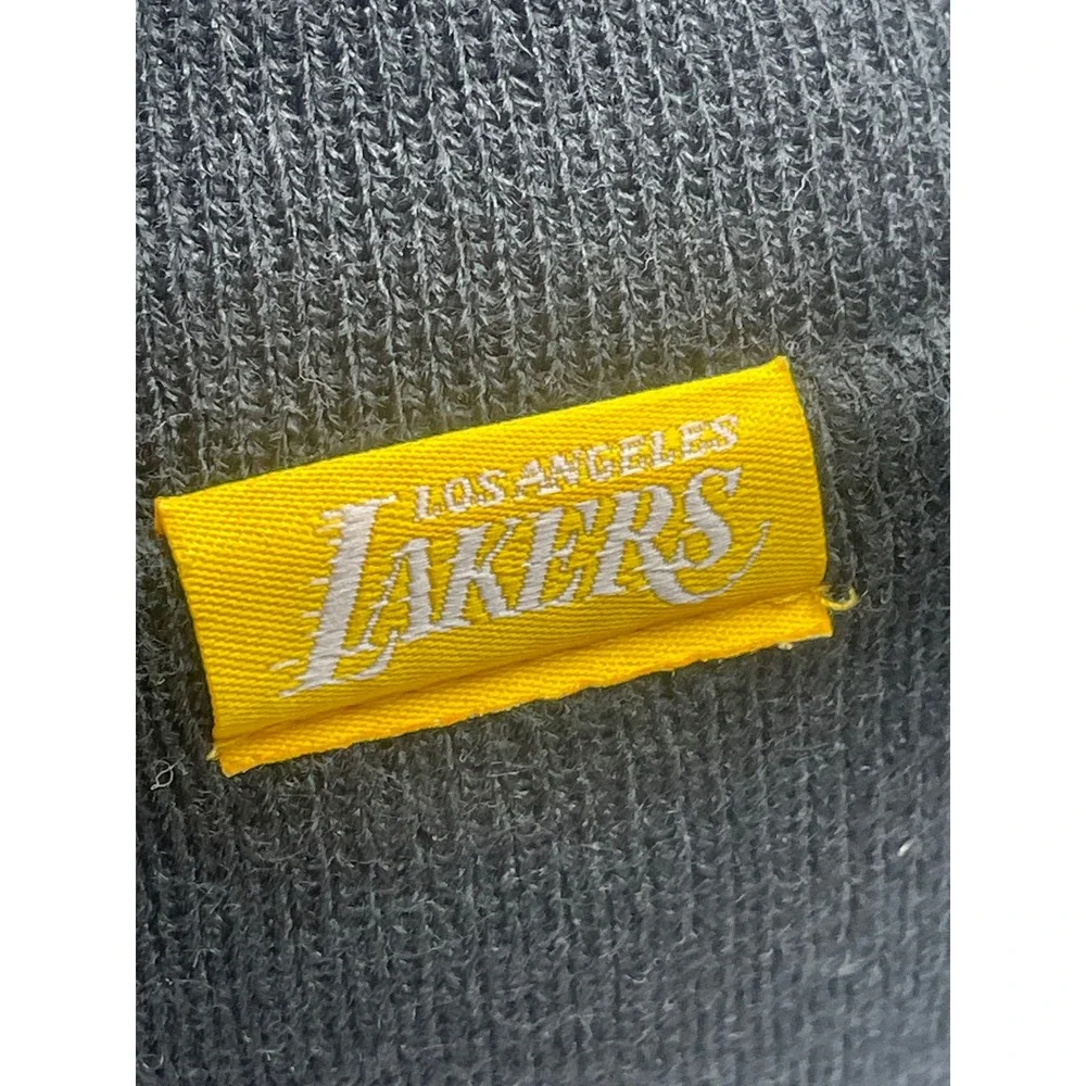 Los Angeles Lakers Officially Licensed Beanie Cap OSFM Black NBA Ultra Game Hat